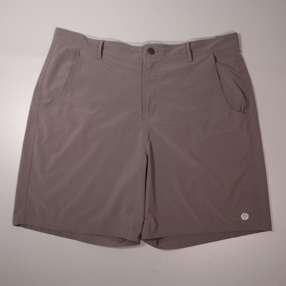 Free Fly Hybrid Shorts Golf Fishing Chino Outdoors Gray Stretch Mens 38 x 7